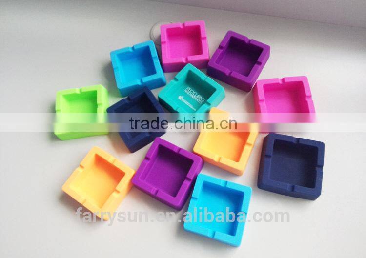 2015 Silicone square cheap ashtray, cool ashtrays, buy bulk ashtrays