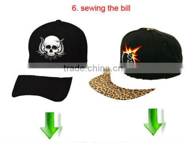 fashion cotton customized army style hat and caps