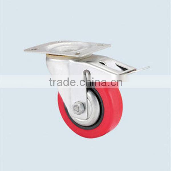 China heavy duty swivel rubber caster with high quality