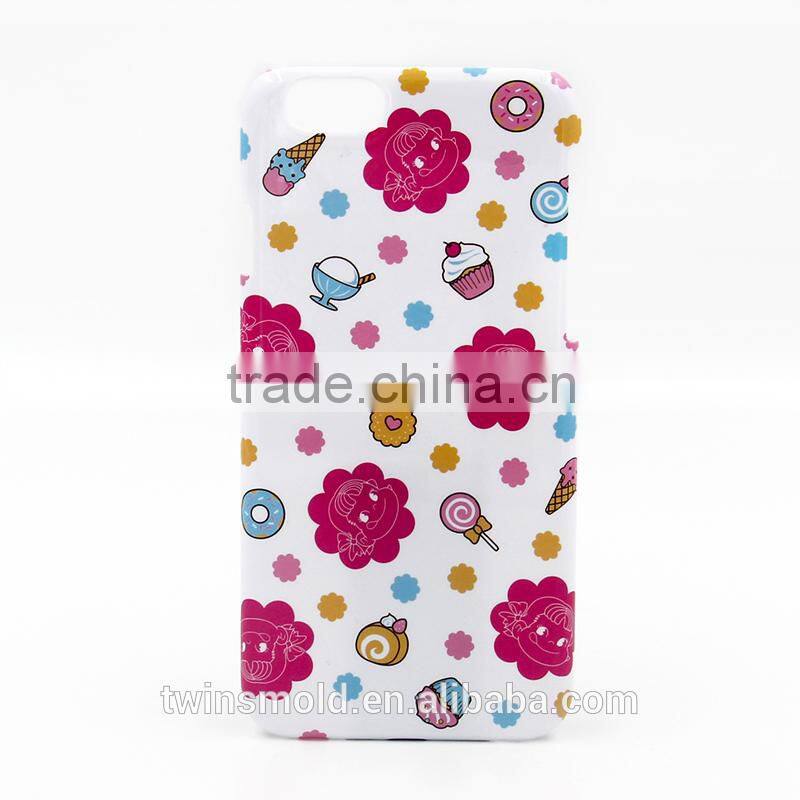 hard clear PC case for iphone case,silk printing, water transfer printing,rubber oil coating available
