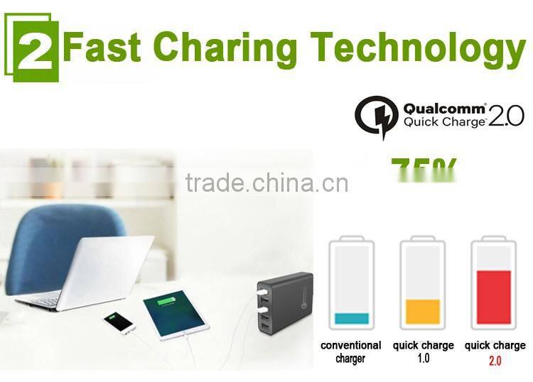 q.c.2.0 usb multi charger 5V 8A usb destop dock charger for cellphone