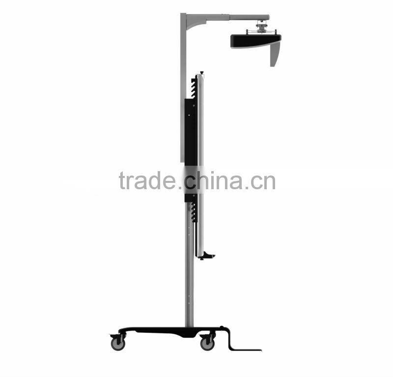 Mobile stand with projector bracket