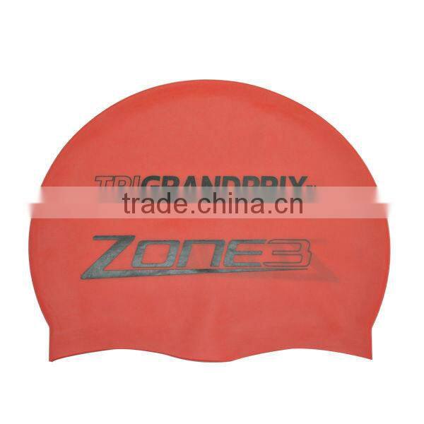 cheap waterproof silicone custom swim caps