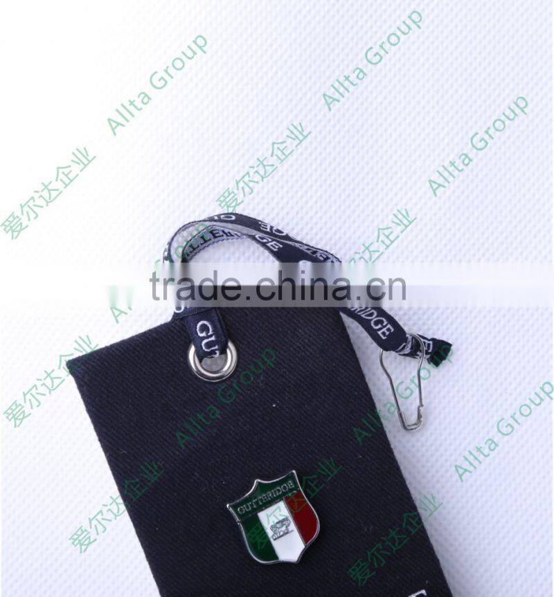 Wholesale Direct Factory custom leather label with metal logo