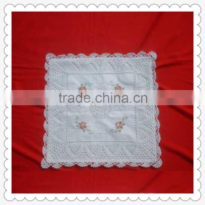 lastest embroidery china manufacturer handmade cushion cover