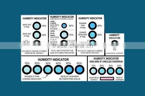 3 dots cobalt free humidity indicator card