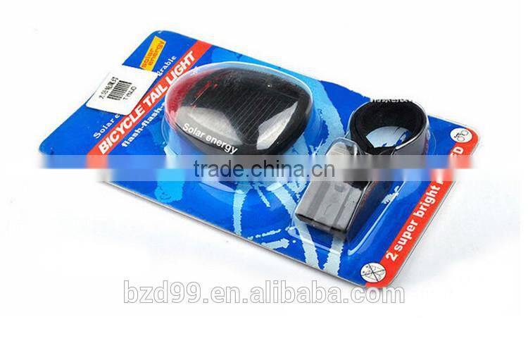 Ourdoor Mountain Bike Cycling Solar Energy Bicycle Tail Signal Light /Outdoor Cycling Equipment Applications Supplier