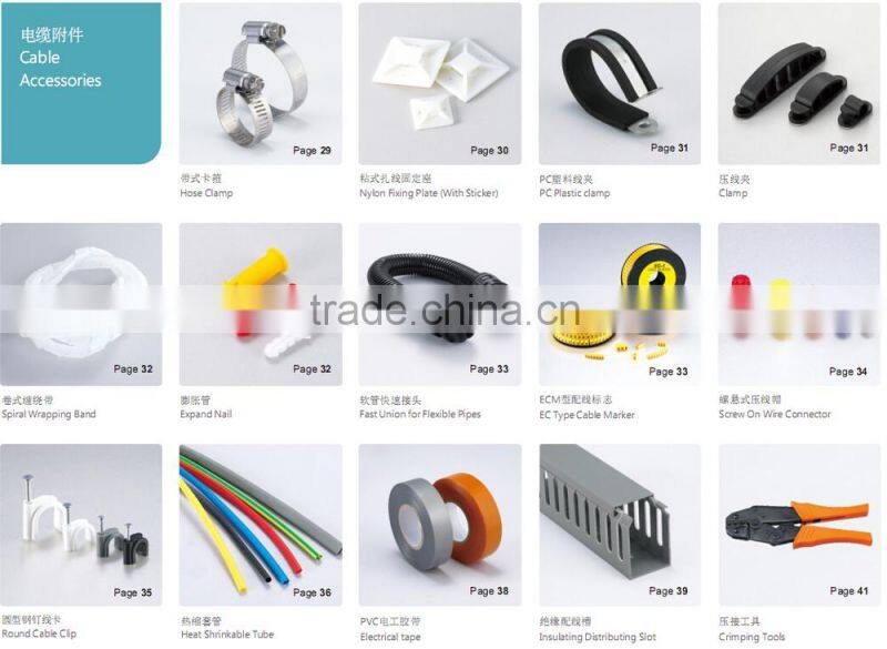 High Quality Nylon Plastic Flat Cable Clip