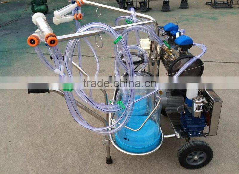 Staineless steel bucket lid with seal for milking machine