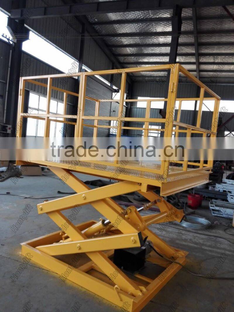 Electric hydraulic scissor lift elevator/Fixed scissor lift platform