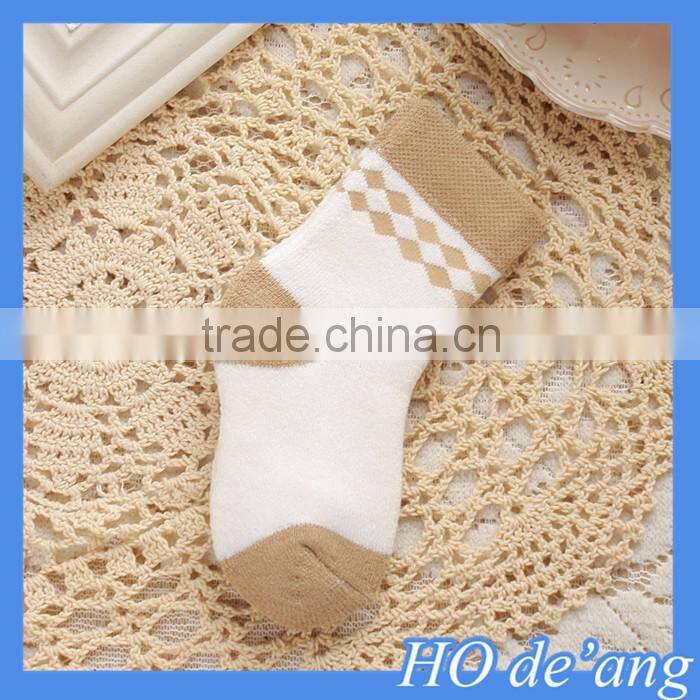 Hogift 2016 hot selling simple soft cotton baby socks thick warm socks for children MHo-210