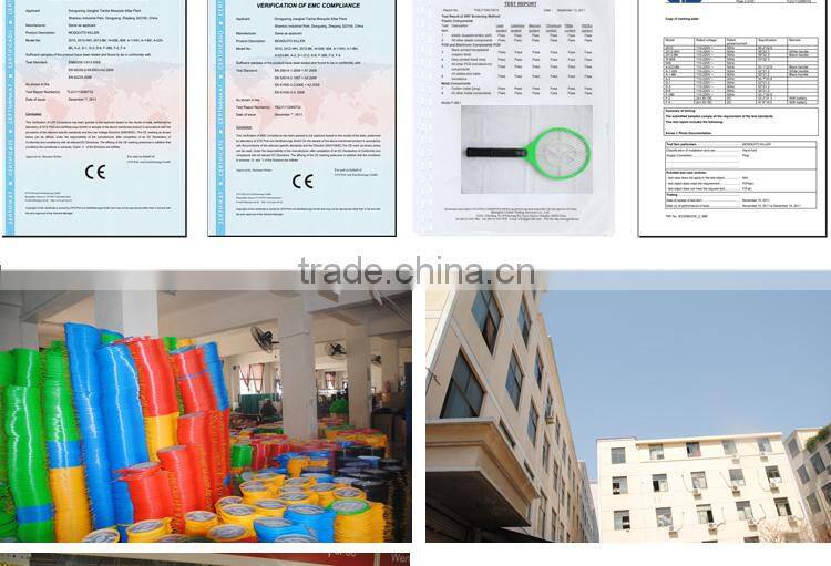 2015 Top Selling Recharge Electronic Mosquito Swatter Fly Killer Indoor Mosquito Racket Insect Racket