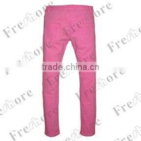Fashion Lady's Color Denim Jeans