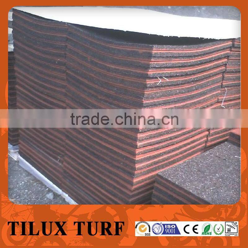 15mm Outdoor Dog Bone Rubber Tiles Mats Factory Directly Playground