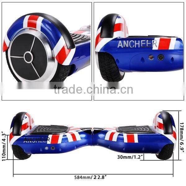 6.5 Inch Ancheer 2 wheel self-balancing scooter roam electric with LG battery UK plug Benz wheel AM002735
