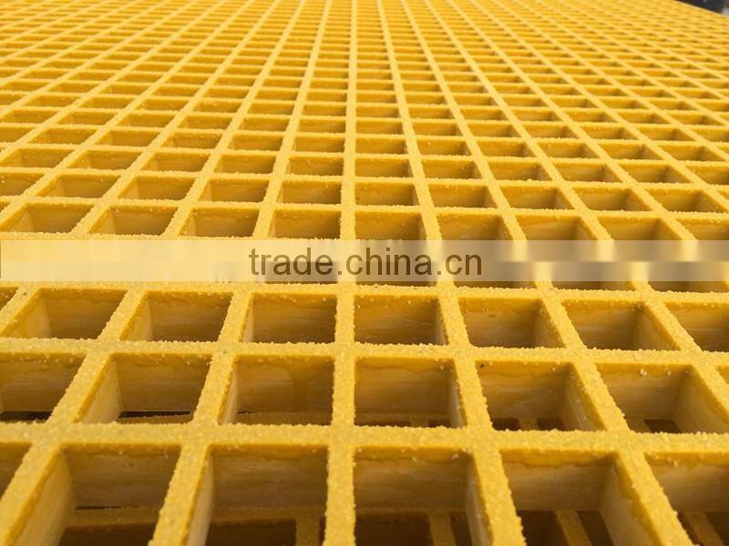 Excellent Corrosion Resistant GRP Composite Plastic Grating For Oil Gas Industry