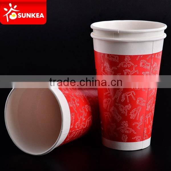 Paper cold cups with tight fitting Lids