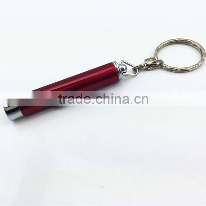 2 in 1 mini laser Counterfeit money detector pen ,multifunctional led pen with keychain