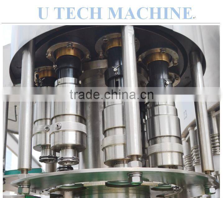 automatic juice bottle washing filling capping machine