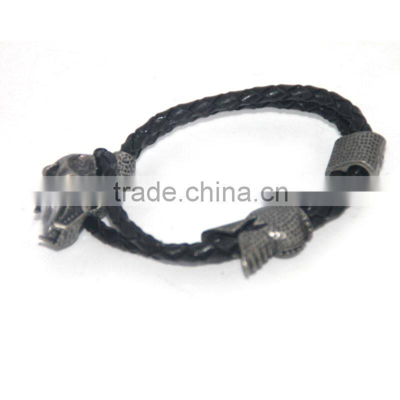 wholesale high quality casual wear charm Silver Plating stainless gold handemade fancy wrist bracelet with belt