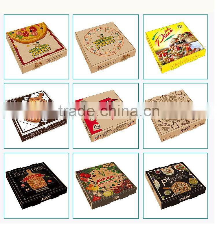 folding high quality china custom strong cartonbox durable pizza boxes