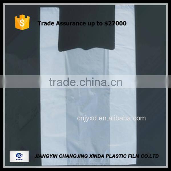 eco friendly biodegradable plastic t shirt bag fruit packing bag for supermarket/grocery
