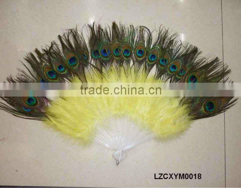 Dance costume peacock feather fan LZCXYM0019