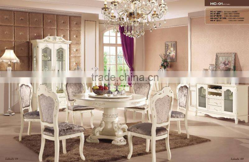 Solid oak modern dining room furniture/dining room sets GZH-HC-A