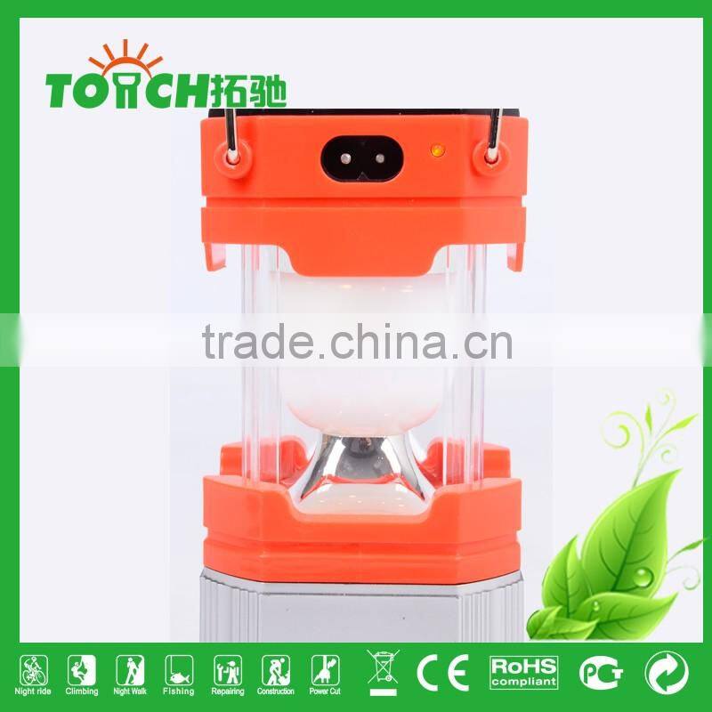 Muitlpower LED Lantern Solar Camping Lamp Rechargeable Camp Light with Charger Solar Tent Light