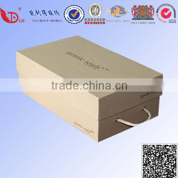 OEM Printed Custom Corrugated Cardboard Shoe Box Wholesale