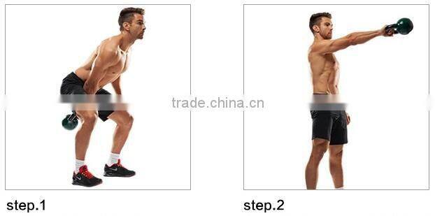 2016 new design cast iron Crossfit competition steel kettlebell