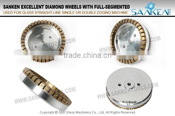 Flat edge grinding glass cutting diamond wheels diamond polishing wheels