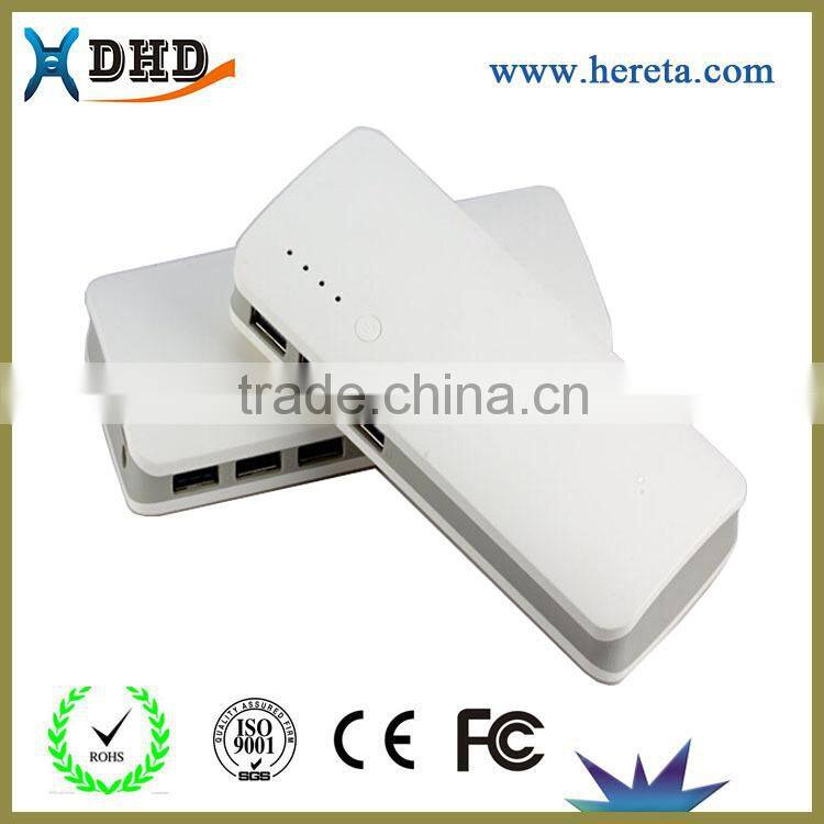 New arrival large capacity CE ROHS approved portable 10400mAh power bank