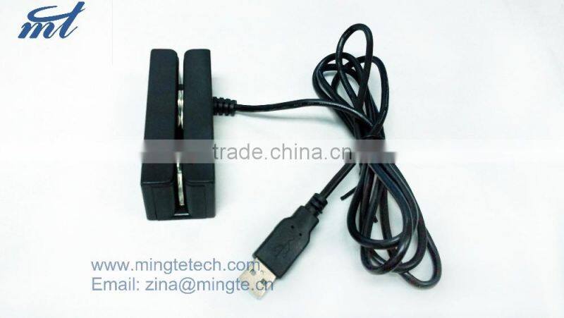 Manual Bi - Directional Swipe Magnetic Card Readers (Mini MSR) MT750U-06 for PC, tablet
