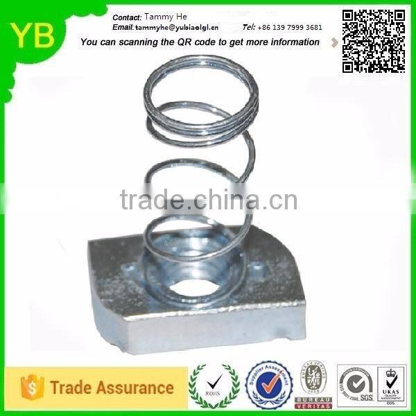 2016 Factory Manufacturing Dongguan Stainless Steel Spring Nut Made In China
