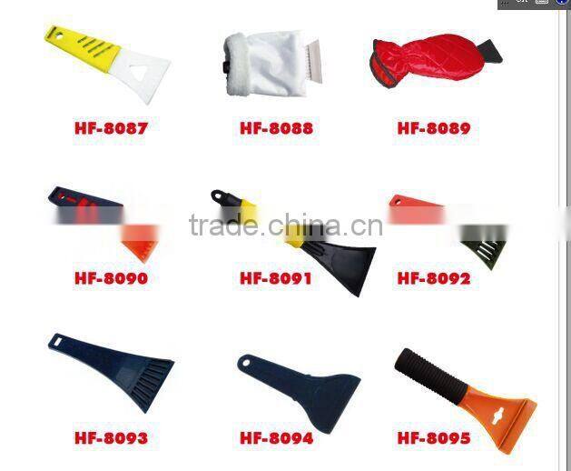Best Price Plastic Ice Scraper With Glove For Car Cleaner