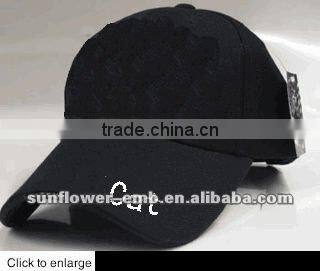 Cotton cap custom logo print logo and embroidery logo