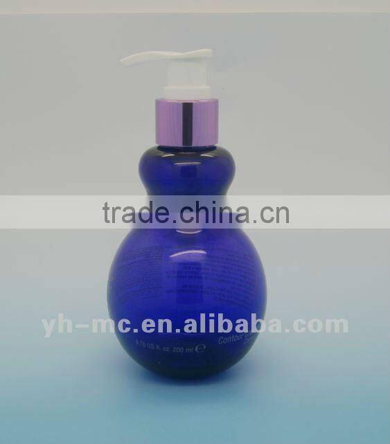 200ML PET plastic cosmetic lotion bottle