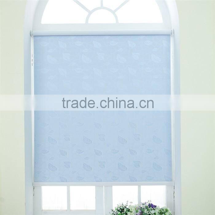 China supplier pvc built-in window shutter with leaves pattern