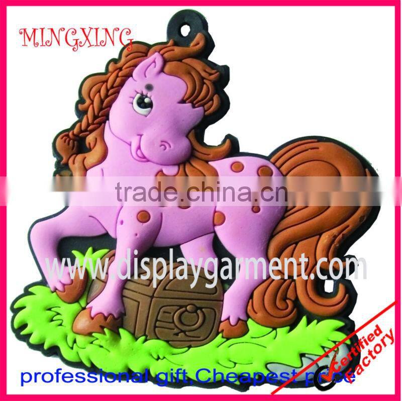 pvc promotion fridge magnet, soft PVC badge