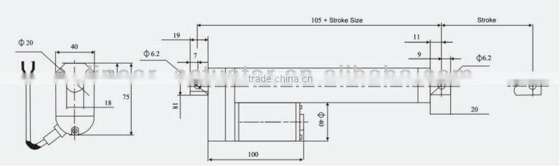 12v small linear actuator
