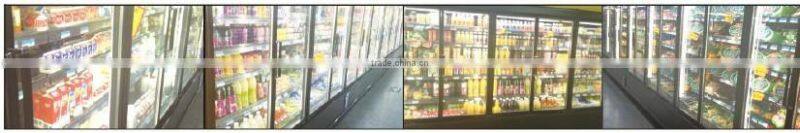 commercial upright beverage display cooler for supermarket