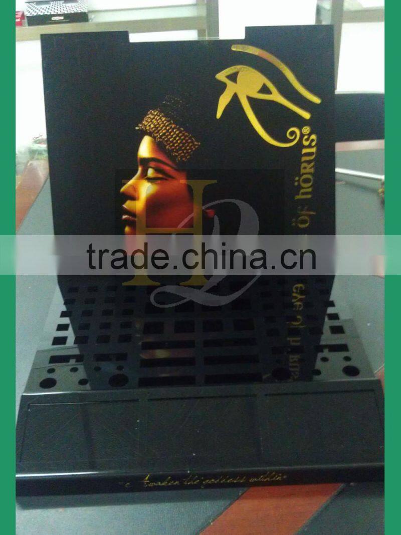 counter top makeup cosmetic lipstick/eyeshadow display stand rack