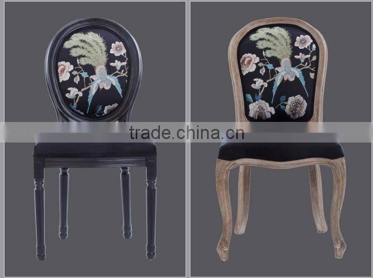 Hot sell Retro solid wood American Dining chair Y289