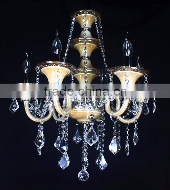 Metal Crystal Chandelier Pendant 48 Lights , Chandelier Lamp QS1180