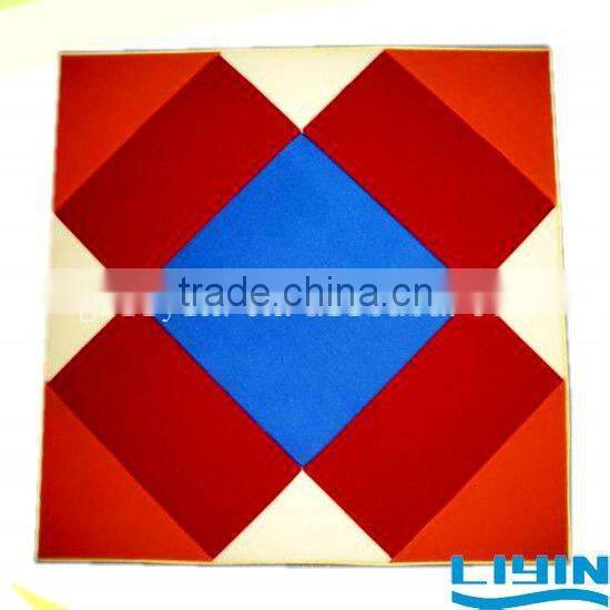 Colored clothing acoustics fabric track acoustic panel