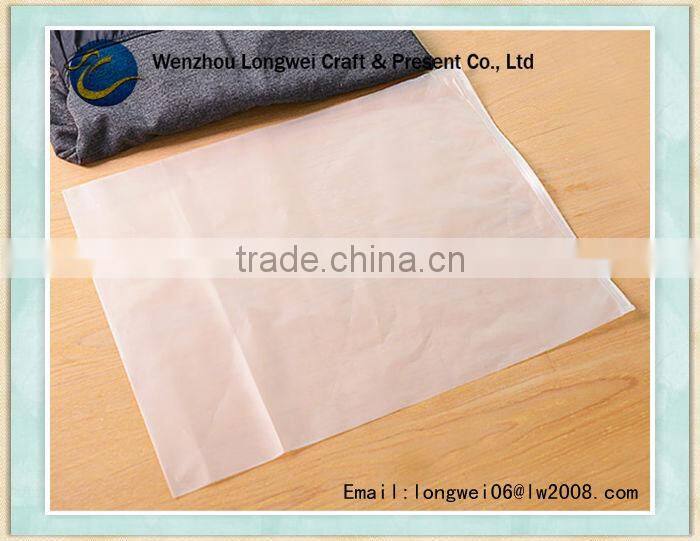 clear storage plastic pouch/pencil pouch/velvet pouch