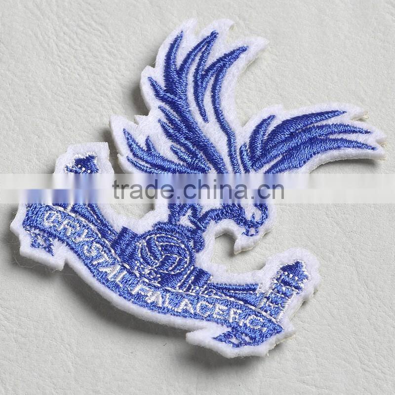 Dark Blue eagle logo decorative label for knit cap