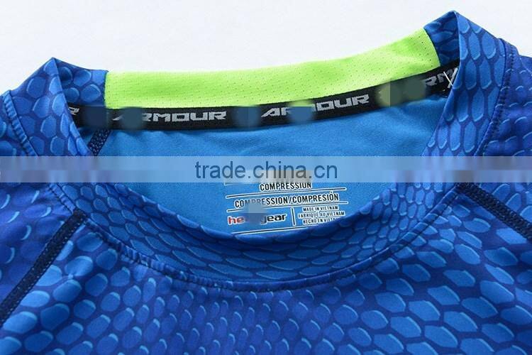 Dry Fit Running Fitness Sports Mens Short Sleeve T Shirt