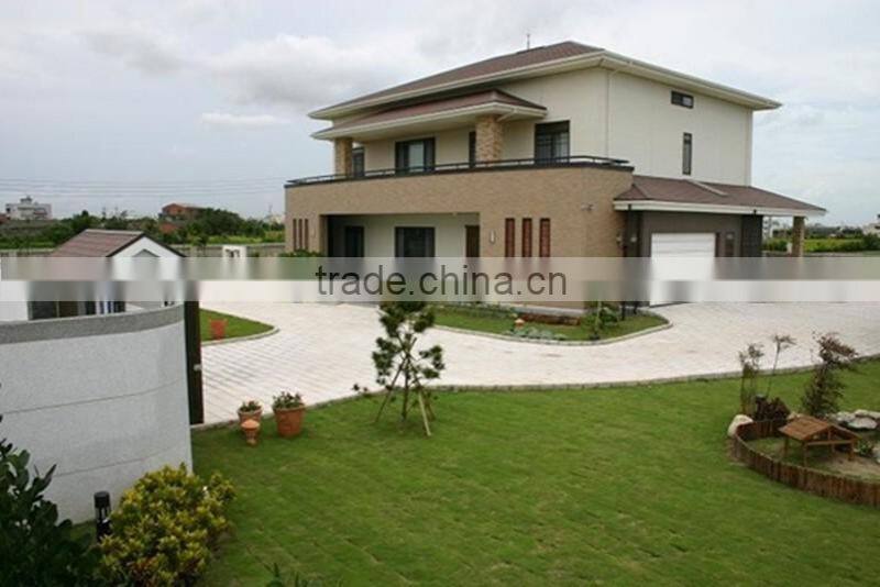 Modern drawing prefab log house/log villa